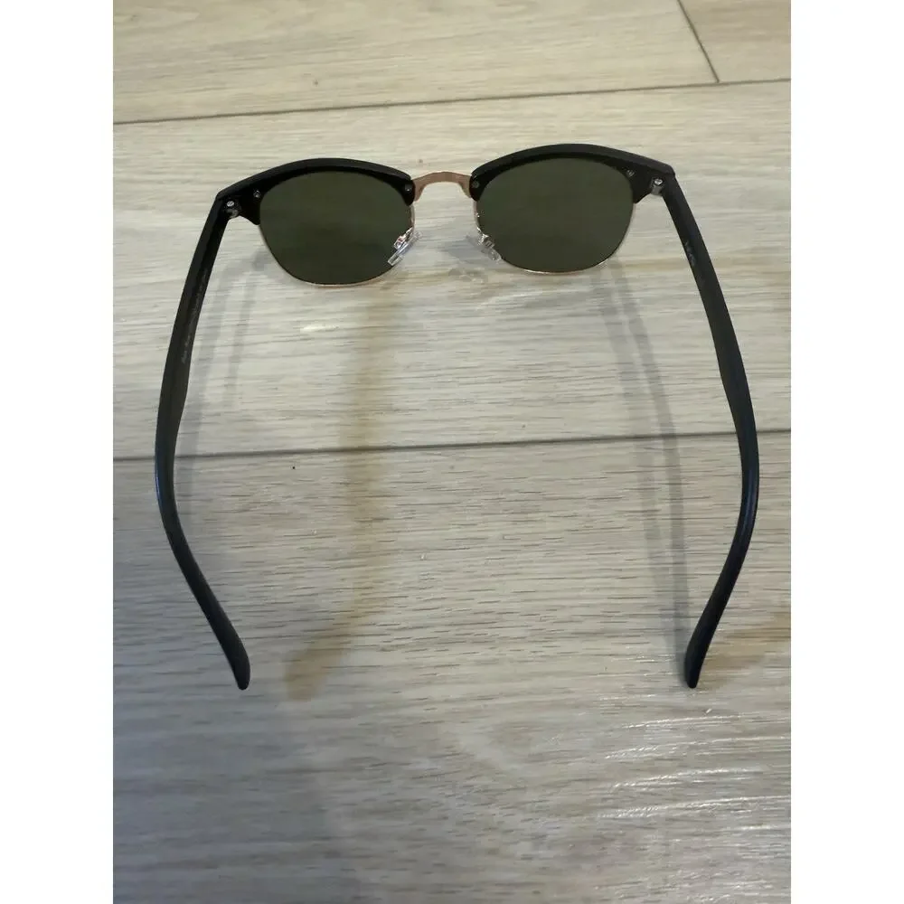 NYS Sunglasses 2721-79 CAT.3 Wood Frames Gold And Brown